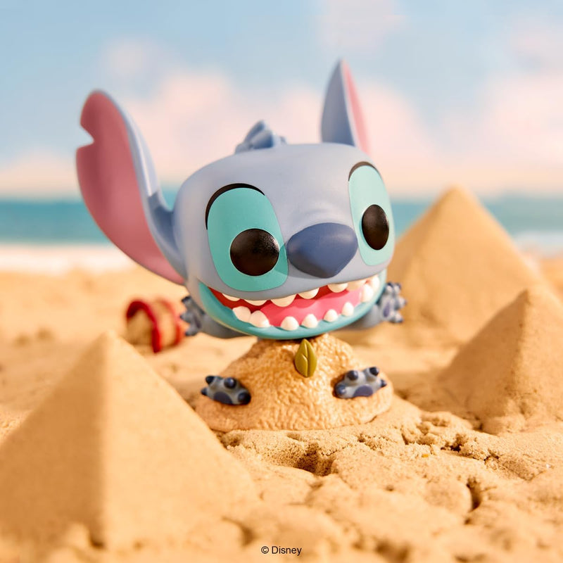 Funko Pop! Disney: Lilo & Stitch - Stitch In Sand, side angle