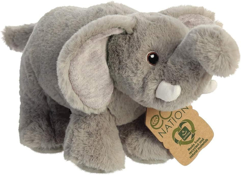 Elephant Eco Nation Eco Softies 8 Inch Plush