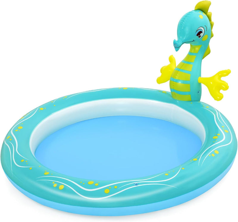 Bestway Seahorse Sprinkler Inflatable Paddling Pool 188cm