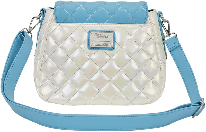 Loungefly - Disney Frozen Princess Elsa Pearlescent Crossbody Bag side angle