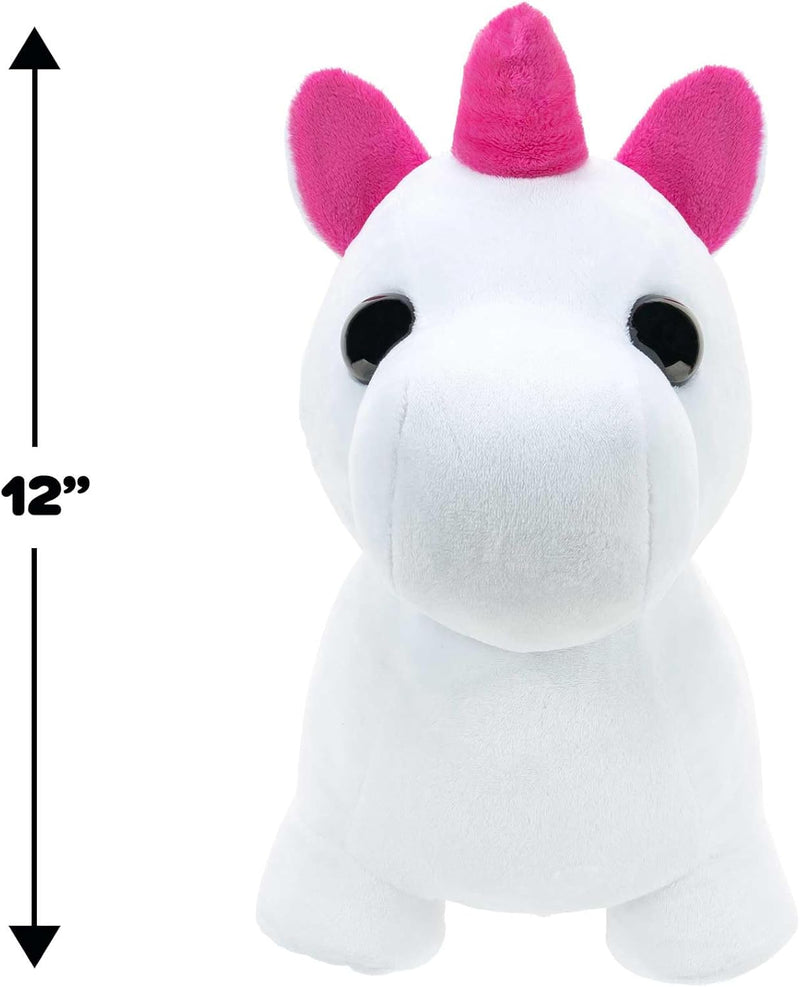 Adopt Me! Neon Unicorn Light-Up Plush, rear view
