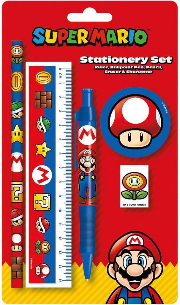 Super Mario Icons Essential Stationery Set