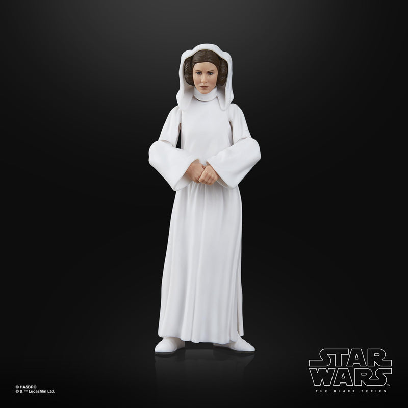 Star Wars Princess Leia Organa Episode IV Black Series Actio, rear view