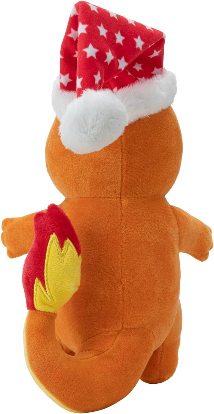 Pokémon 8” Charmander Plush with Santa Hat