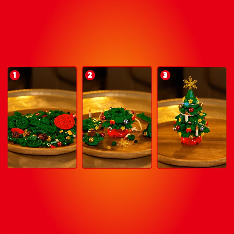 MAX Build More LED Christmas Tree Construction Mystery Capsule by ZURU (Styles Vary)