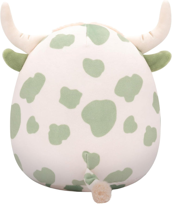 Squishmallows Celestino the Sage Green Spotted Highland Cow 7.5" Plush