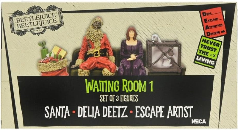 Beetlejuice Beetlejuice Waiting Room Set 1 3" Figure Set (view 2)
