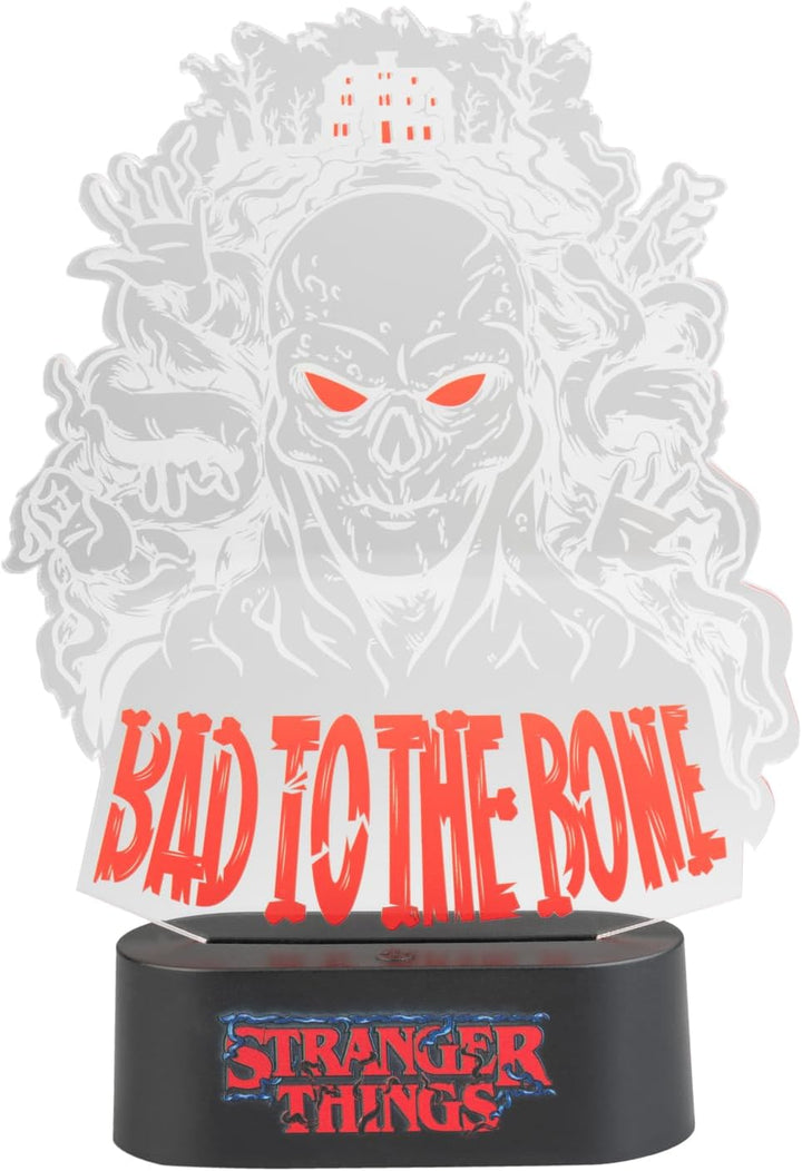 Stranger Things Bad To The Bone LED Lamp