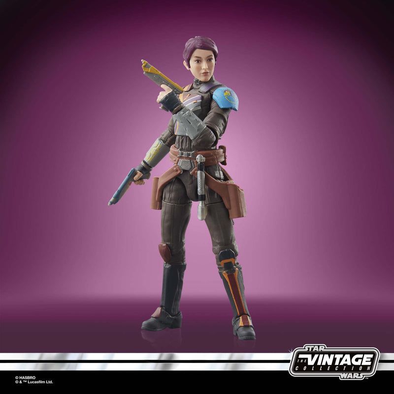 Hasbro Sabine Wren Star Wars Ahsoka Vintage Collection Delux, in display