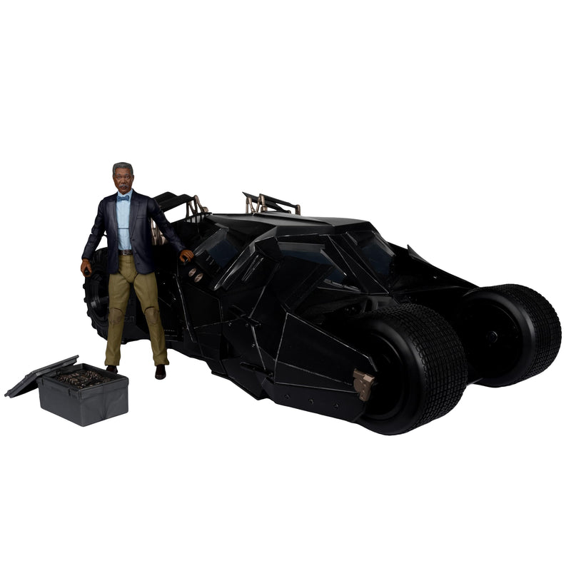 DC Multiverse Lucius Fox & Tumbler (The Dark Knight Rises) G