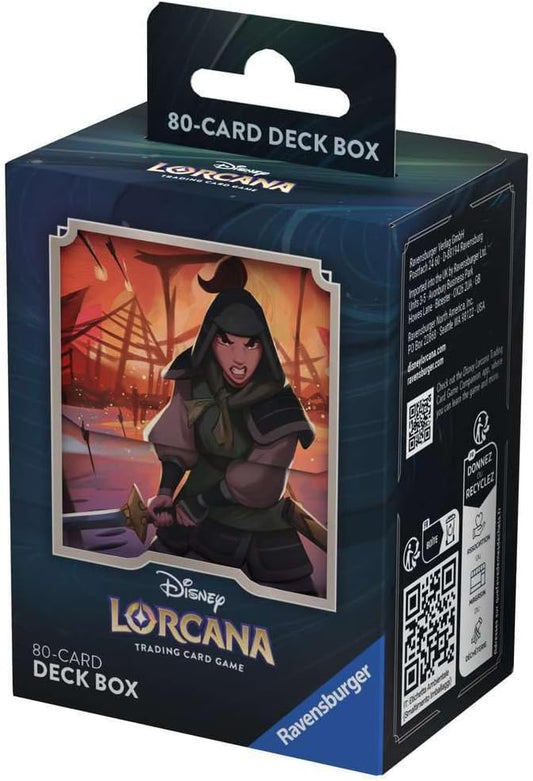 Mulan Disney Lorcana Rise of the Floodborn Deck Box
