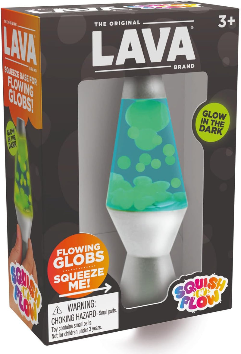Lava Squish N Flow - Glow In The Dark Lava Lamp Effect, close-up detail