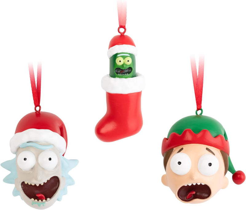 Rick and Morty Christmas Tree Decoration Set of 3
