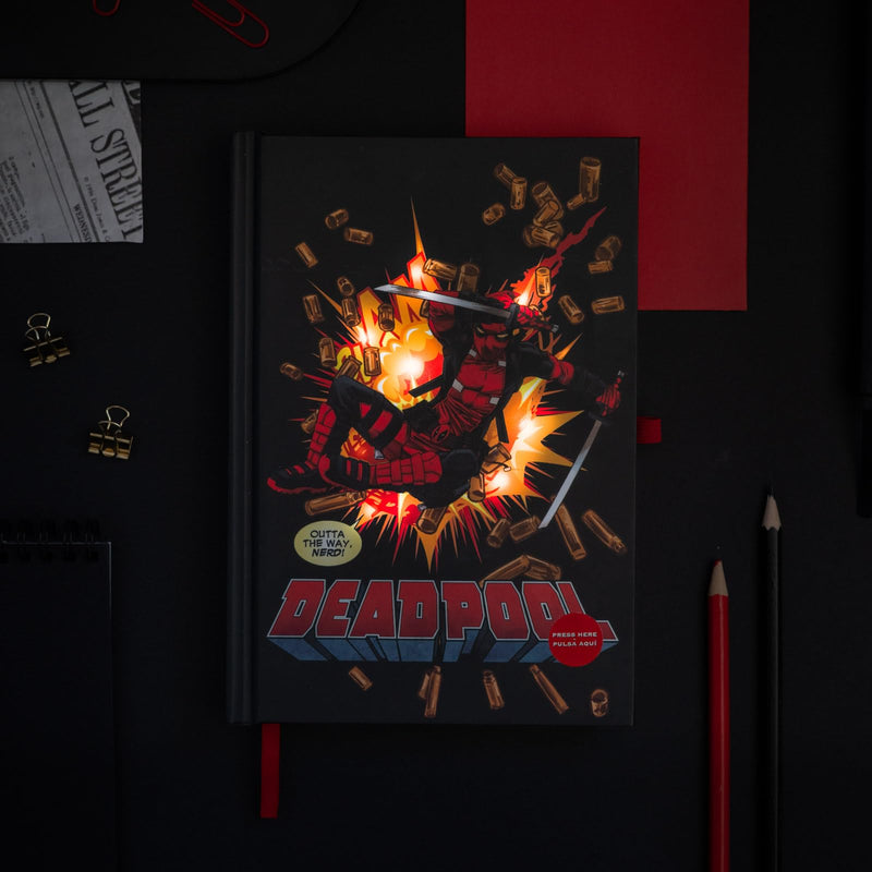 Marvel Deadpool A5 Premium Notebook with Light, additional view