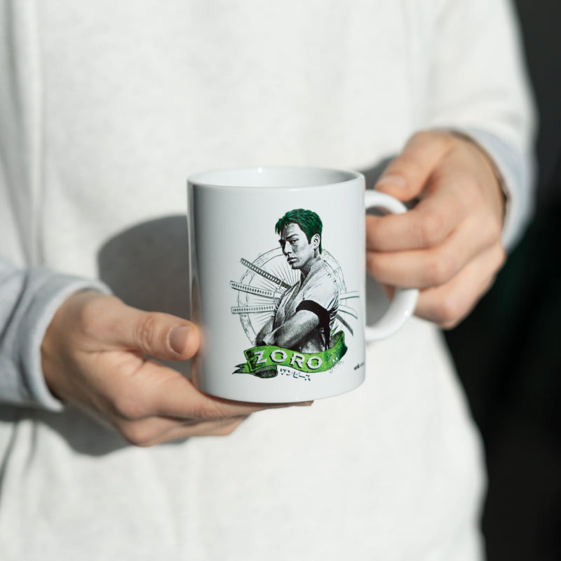 One Piece Netflix - Roronoa Zoro Mug close up detail