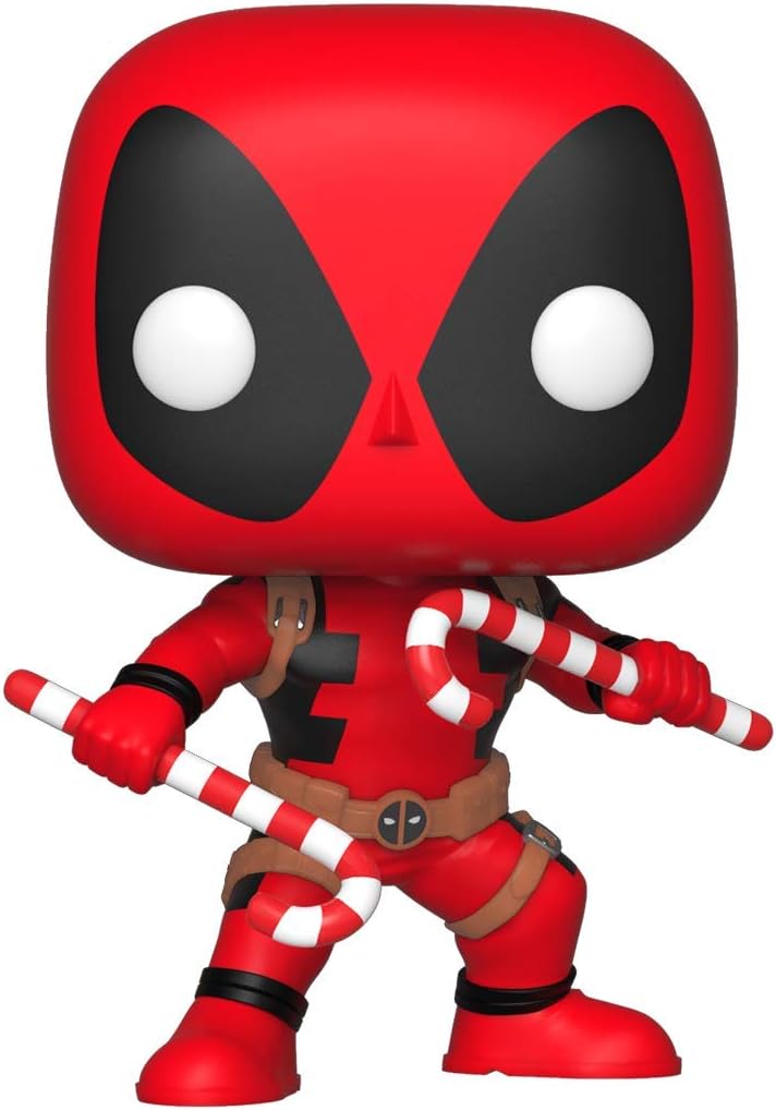 Deadpool With Candy Canes Marvel Holidays Funko POP! Vinyl Figure