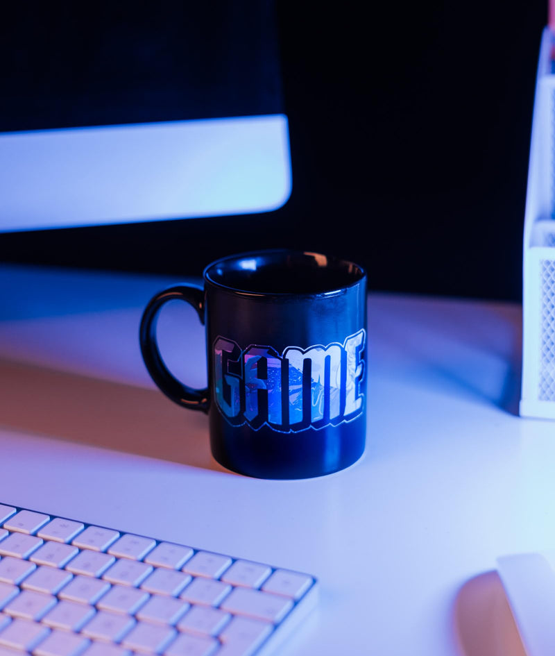 Gameration One More Life Heat Changing Mug side angle
