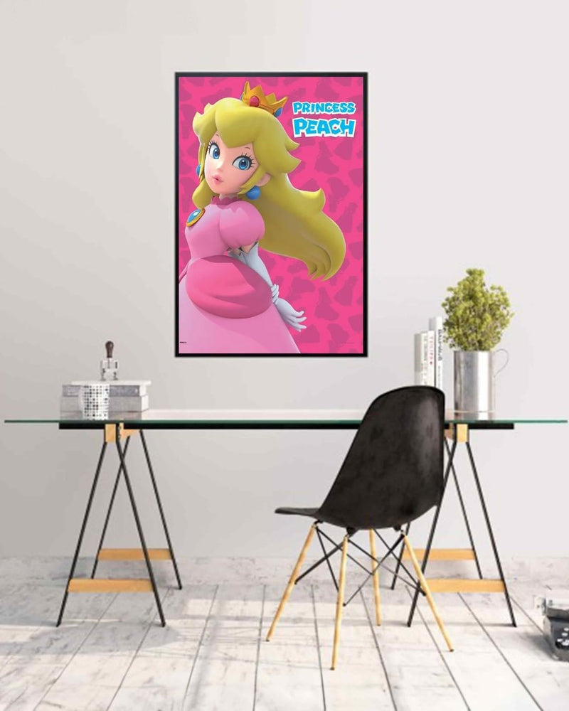 Super Mario Princess Peach Poster, close-up detail