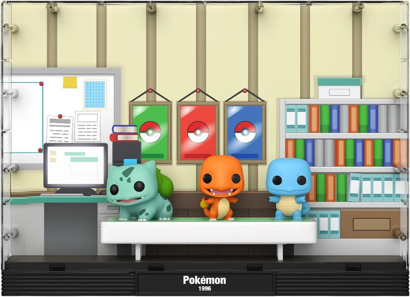 Funko POP! Moments Deluxe: Pokemon - Starters (1996), side angle