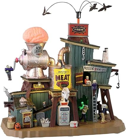Lemax Spooky Town Sights & Sounds: Mystery Meat Canning Co. (35008 UK)