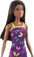 Barbie Purple Butterfly Dress Doll, close-up detail