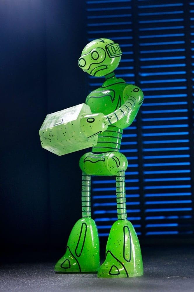 Transmat Fugitoid (Glow in the Dark) Teenage Mutant Ninja Turtles (Mirage Comics) 7" Scale Action Figure (view 2)