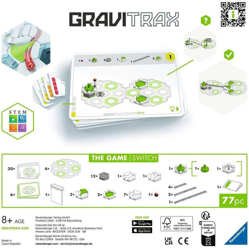 Ravensburger GraviTrax The Game - Swtich, close-up detail