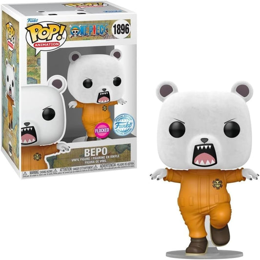 Bepo One Piece Flocked Exclusive Funko Pop! Vinyl Figure