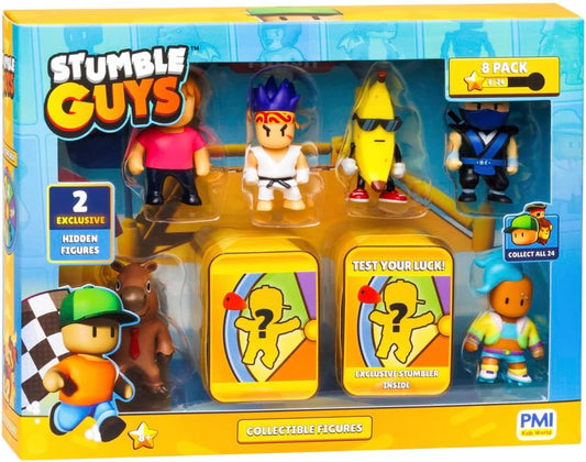 Stumble Guys 2 Collectable Figures 8-Pack Deluxe Box, alternate view