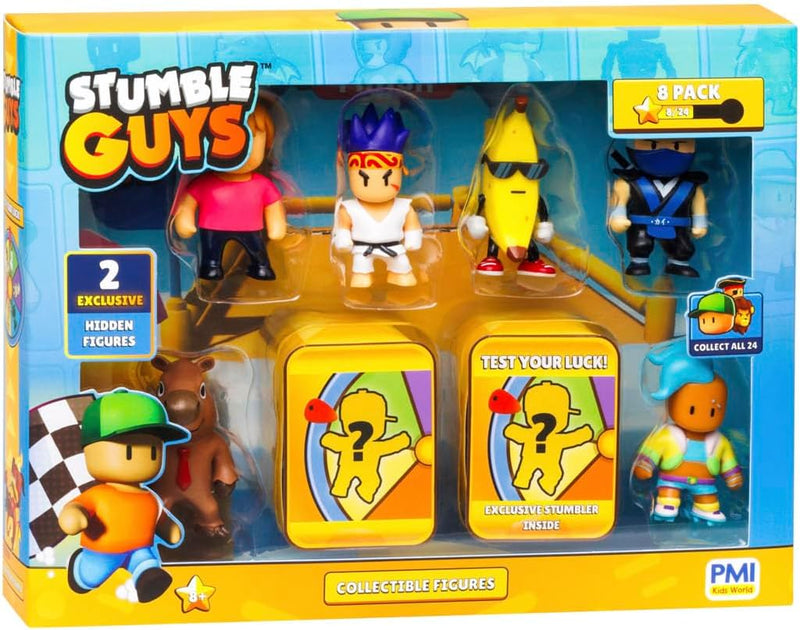 Stumble Guys 2 Collectable Figures 8-Pack Deluxe Box, alternate view