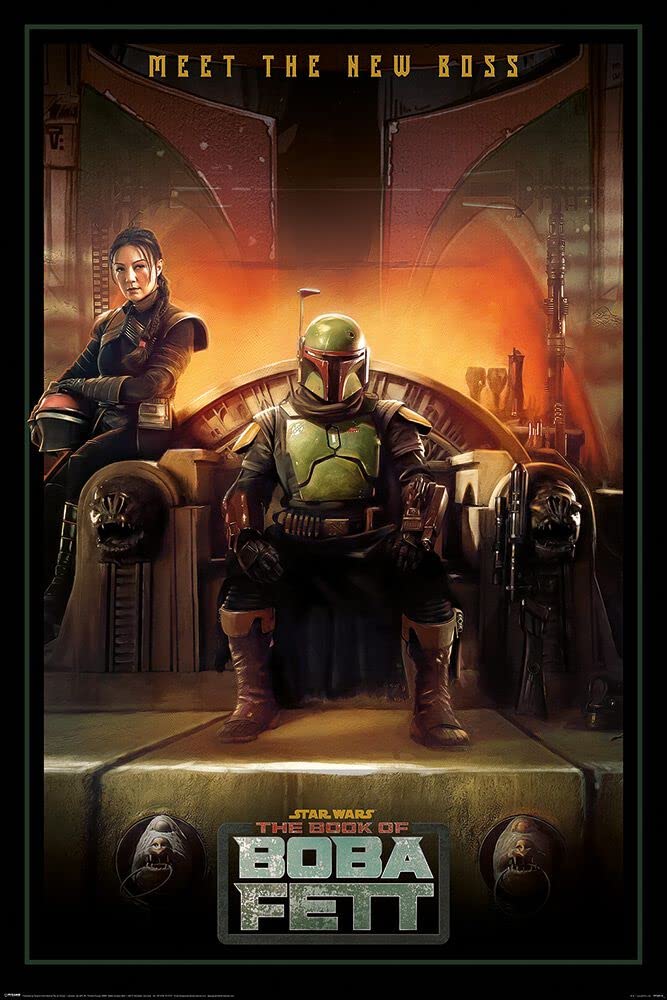 Star Wars: The Book of Boba Fett Poster Dark