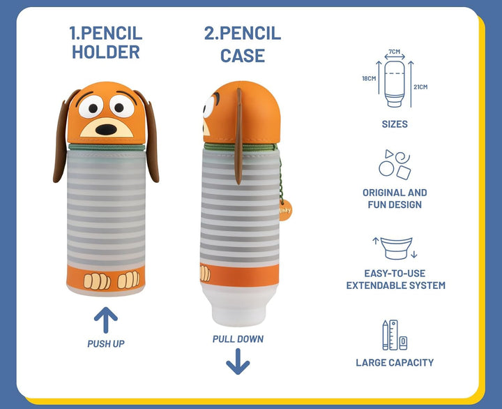 Disney Pixar Toy Story Slinky Expandable Pencil Case