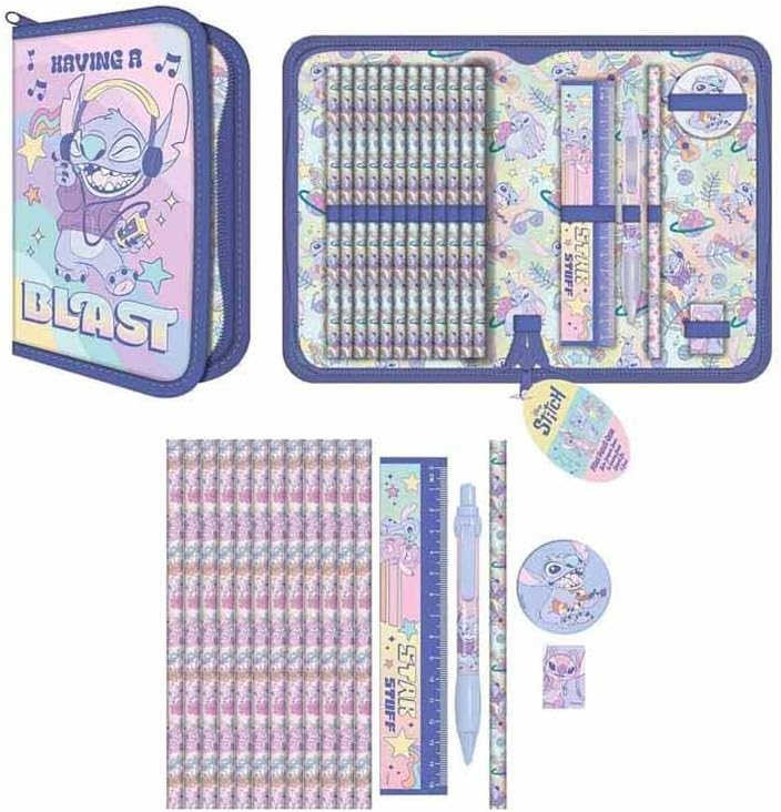 Lilo & Stitch Planetary Filled Pencil Case
