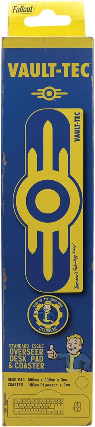 Fallout Vault-Tec XL Desk Pad and Coaster Set