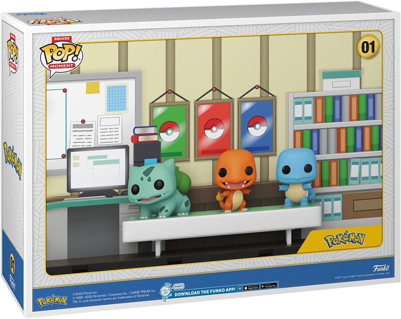 Funko POP! Moments Deluxe: Pokemon - Starters (1996), alternate view