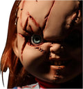 Chucky Scarred Face 15 MDS Mega Scale Figure With Sound, size reference