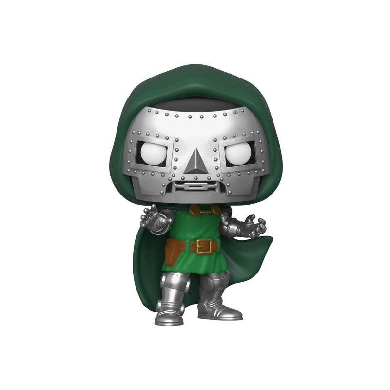 Funko Doctor Doom Fantastic Four Marvel POP Vinyl Figure, side angle