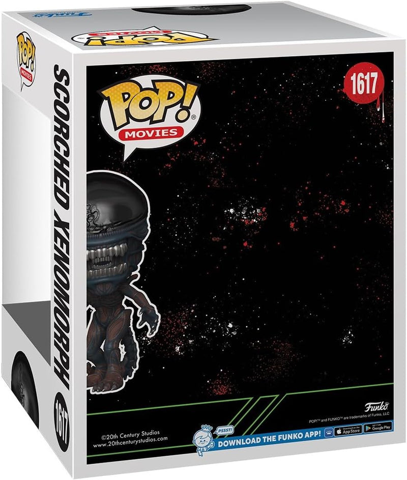 Funko Pop! Super: Alien: Romulus - Scorched Xenomorph, side angle