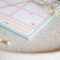 Weekly Planner A4 Pusheen Foodie Blue design detail