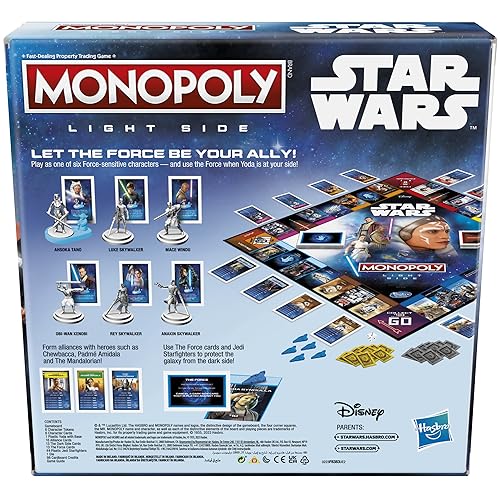 Hasbro Monopoly Star Wars Board Game Light Side Edition Engl (image 5 of 10)