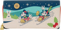Loungefly - Disney Mickey & Minnie Holiday Flap Wallet