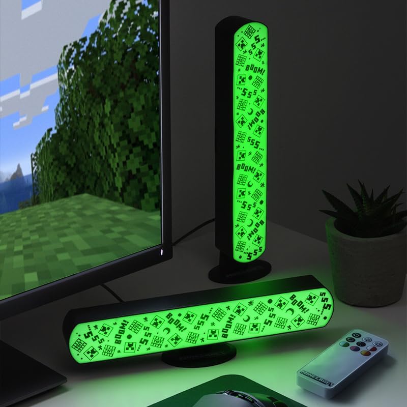 Minecraft LED Light Bar Dual Pack with Remote Control