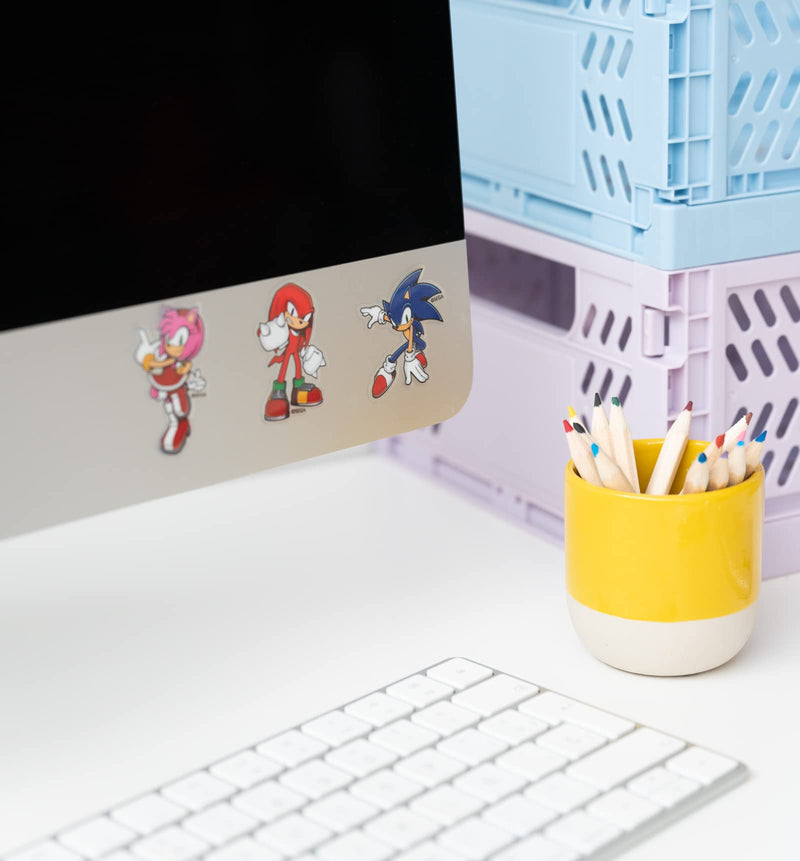 Sonic The Hedgehog Reusable Tech Stickers 56 Pack