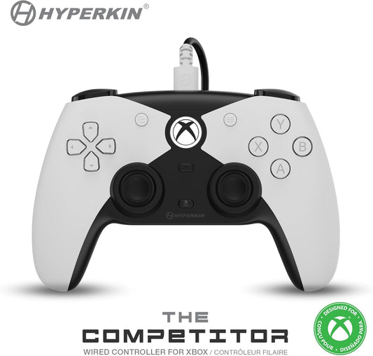 Hyperkin Competitor Wired Controller - Officially licensed Controller for use with Xbox Series X|S, Xbox One, Windows 10|11, 