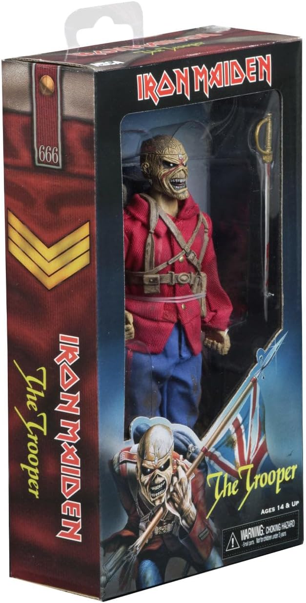 Iron Maiden Eddie Trooper 8" Clothed Action Figure (view 3)