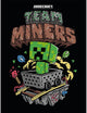 Minecraft Team Miners 30x40cm Canvas Print