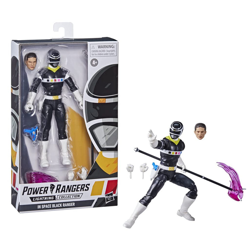Power Rangers Lightning Collection In Space Black Ranger Ran, rear view