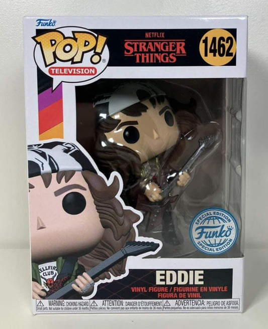Funko POP! TV: Stranger Things - Hunter Eddie With Guitar - Metallic, alternate view