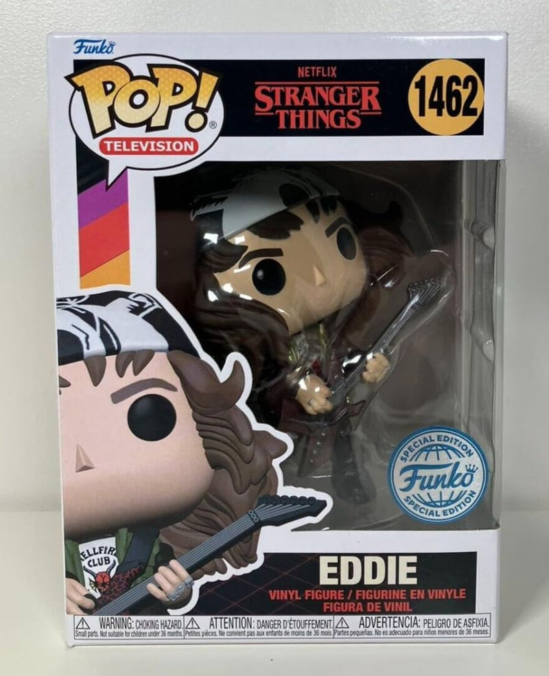 Funko POP! TV: Stranger Things - Hunter Eddie With Guitar - Metallic, alternate view