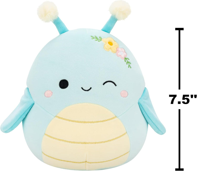 Squishmallows - 7.5'' Giles The Winking Blue Grasshopper Plush
